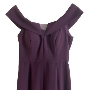 Vince Camuto Purple Midi Dress